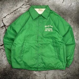 Vintage Green Coach Windbreaker Jacket